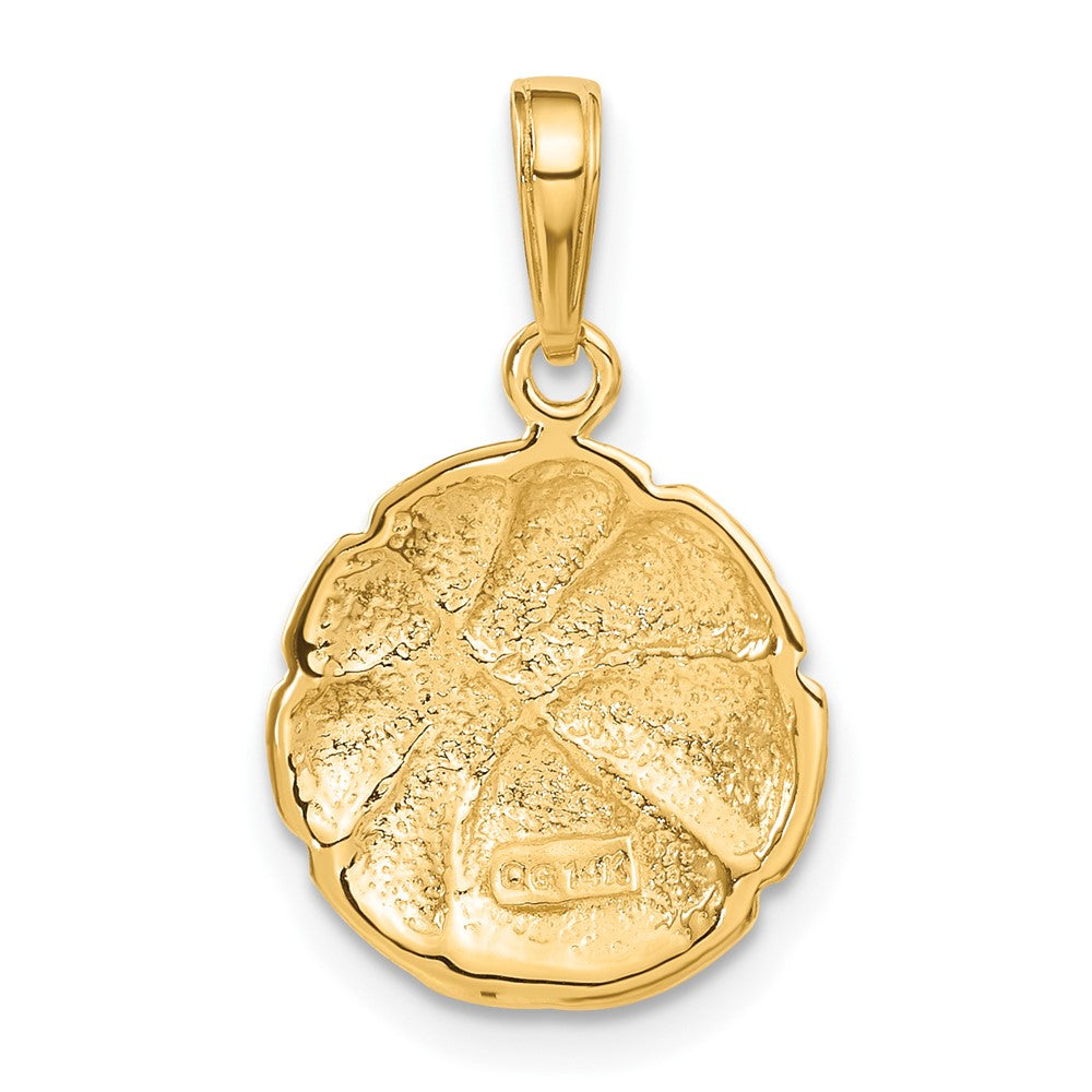 14 Karat Gelbgold Basketball-Anhänger