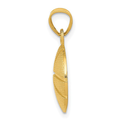 14K Gelbgold Basketball Anhänger