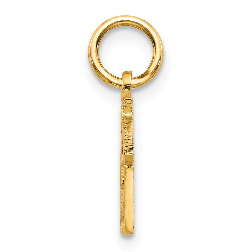 14K Gelbgold Beste Freund Charm