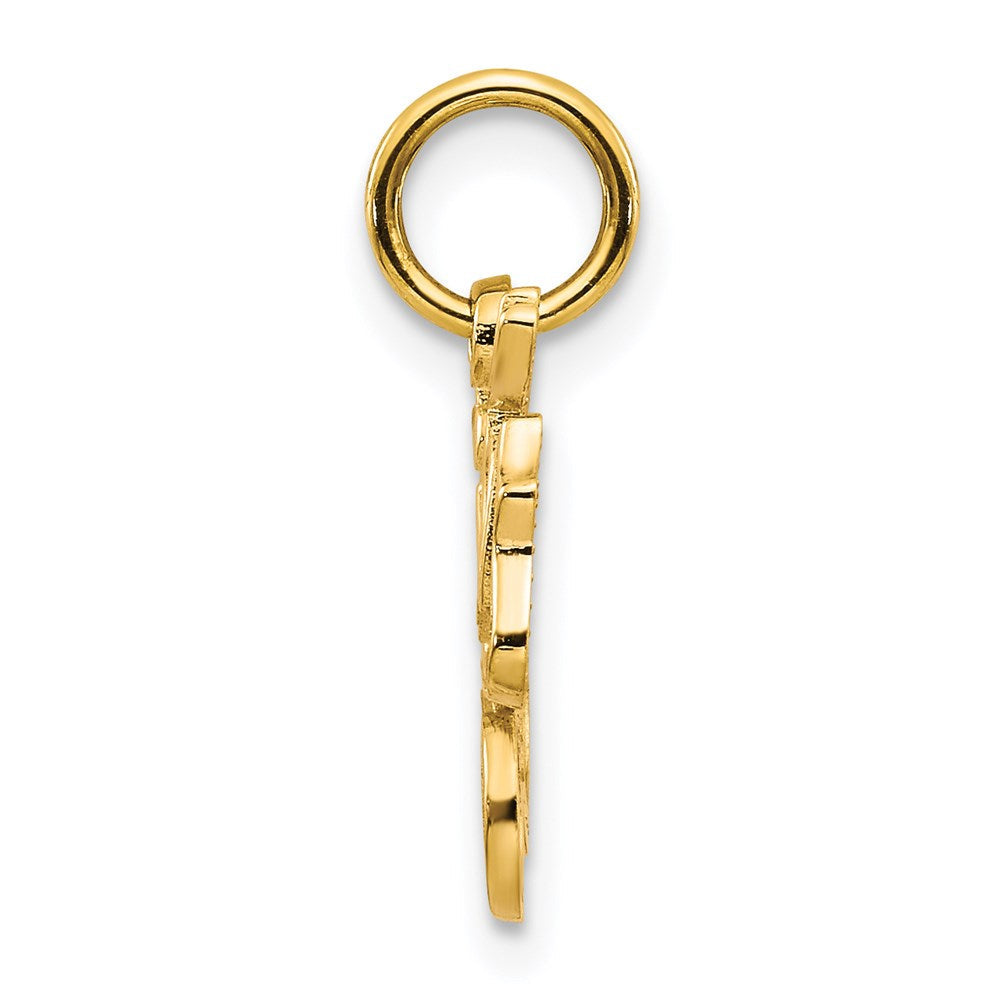 14K Gelbgold Schwester Charm