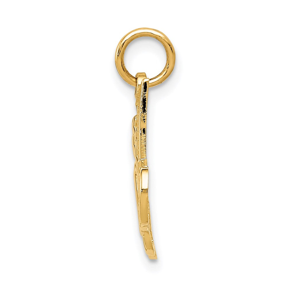 14K Gelbgold #1 Tochter Charm