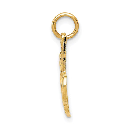 14K Gelbgold #1 Tochter Charm