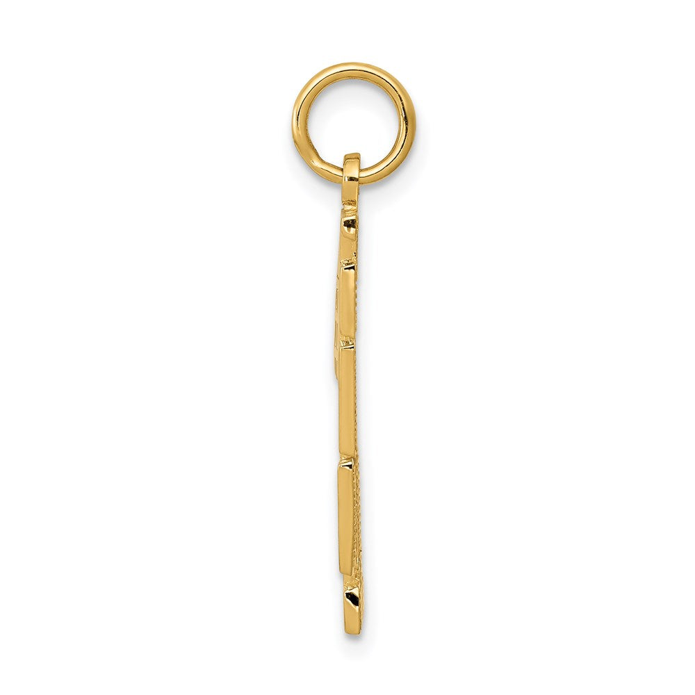 14K Gelbgold #1 SOHN Charm