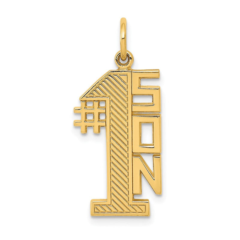 14K Gelbgold #1 SOHN Charm