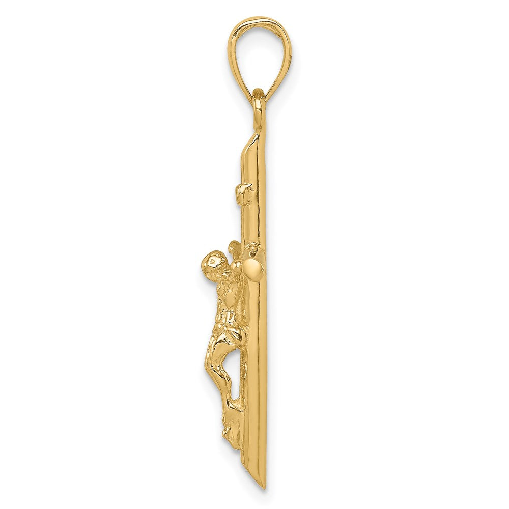 14K Gelbgold INRI Kruzifix-Anhänger