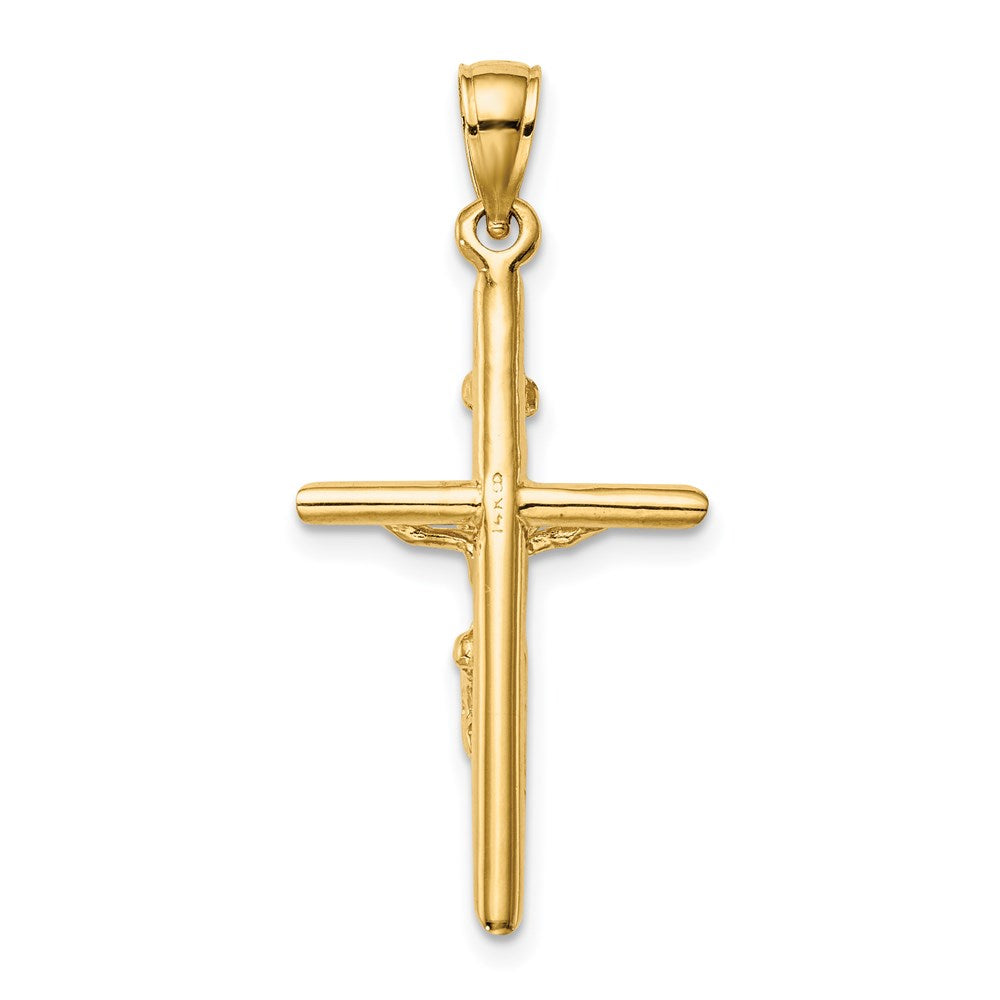 14K Gelbgold INRI Kruzifix-Anhänger