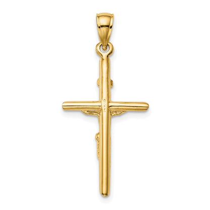14K Gelbgold INRI Kruzifix-Anhänger