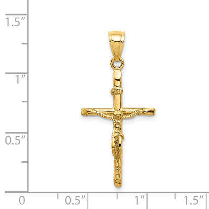 14K Gelbgold INRI Kruzifix-Anhänger