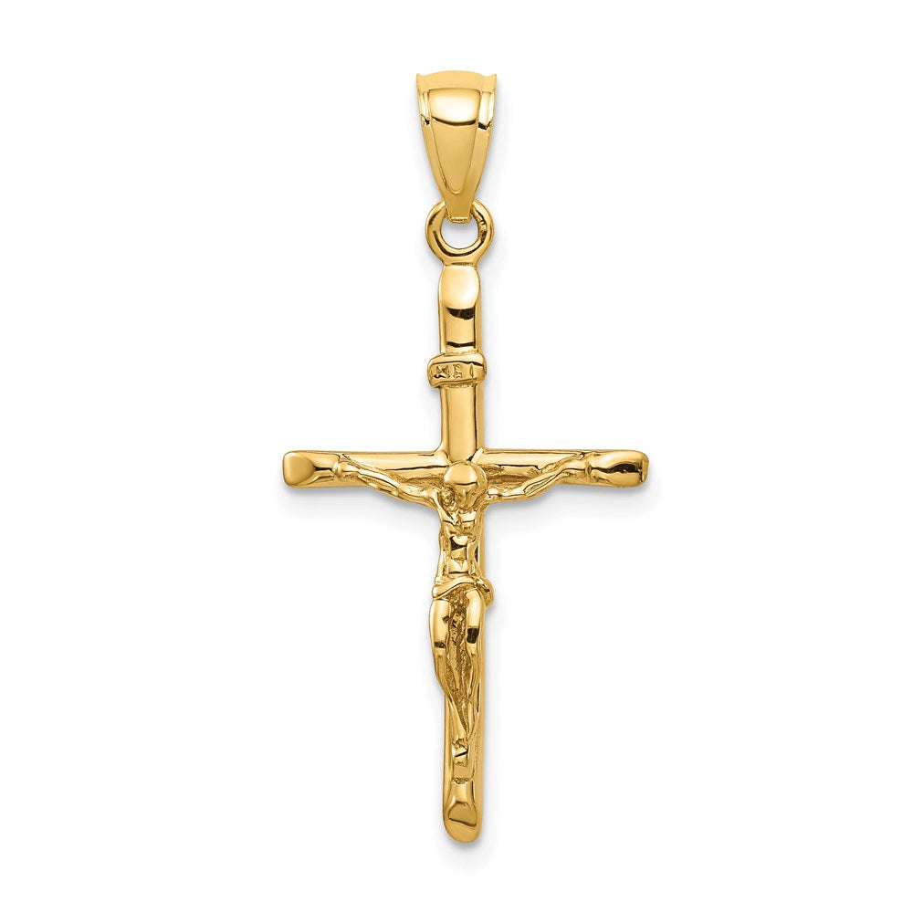 14K Gelbgold INRI Kruzifix-Anhänger