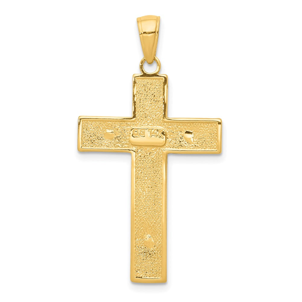 14K Gelbgold Kruzifix-Anhänger
