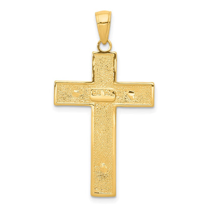14K Gelbgold Kruzifix-Anhänger