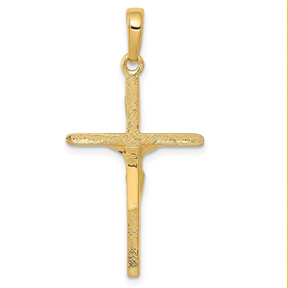 14K Gelbgold Kruzifix-Anhänger