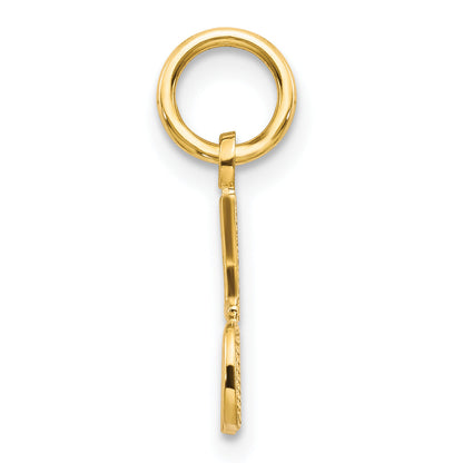14K Gelbgold #1 Dad Charm