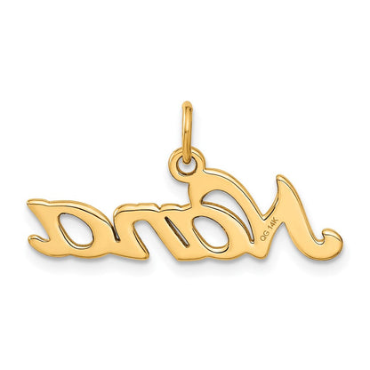 14K Gelbgold NANA Charm mattiert