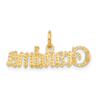 14K Gelbgold Oma Charm