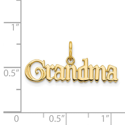 14K Gelbgold Oma Charm