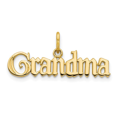 14K Gelbgold Oma Charm