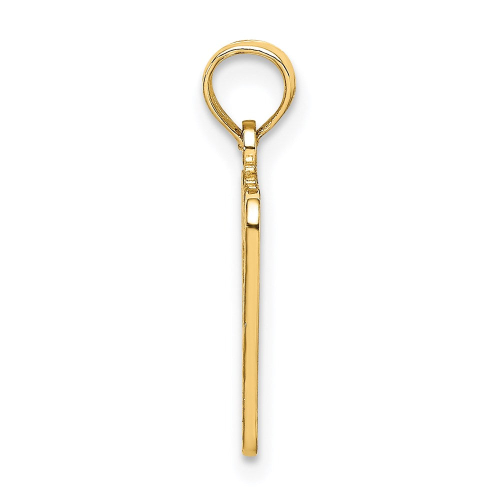 14K Gelbgold Birth Certificate Charm
