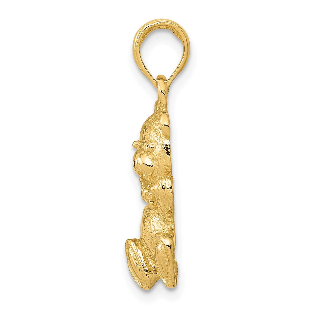 14K Gelbgold Teddybär-Anhänger