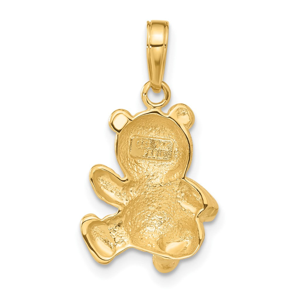 14K Gelbgold Teddybär-Anhänger