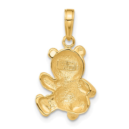 14K Gelbgold Teddybär-Anhänger