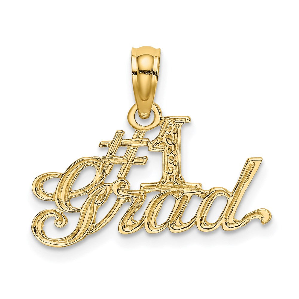 14K Gelbgold #1 Gradvcharm