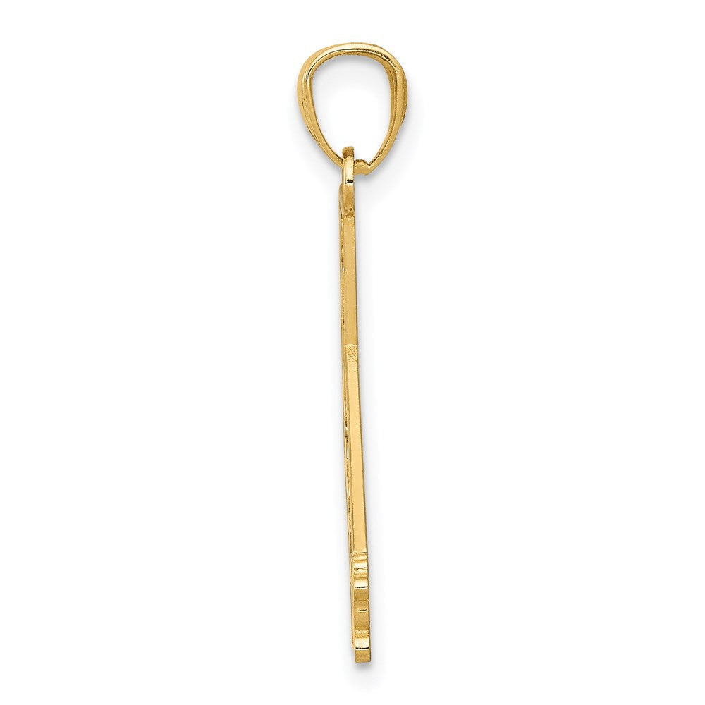 14K Gelbgold California State Karte Anhänger