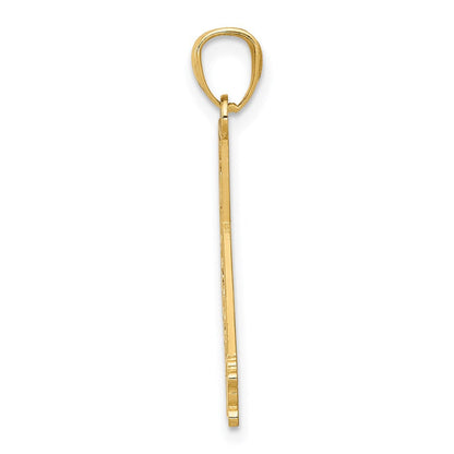 14K Gelbgold California State Karte Anhänger