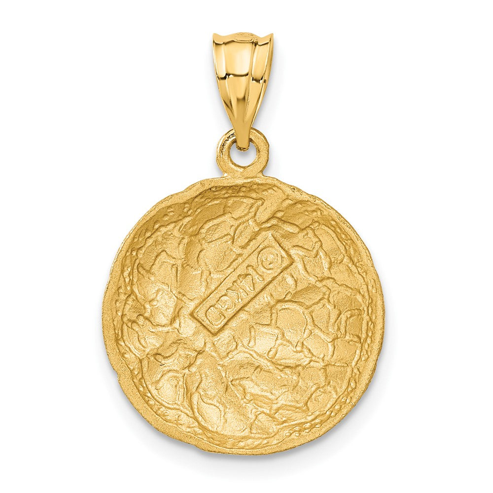 14 Karat Gelbgold Basketball-Charm