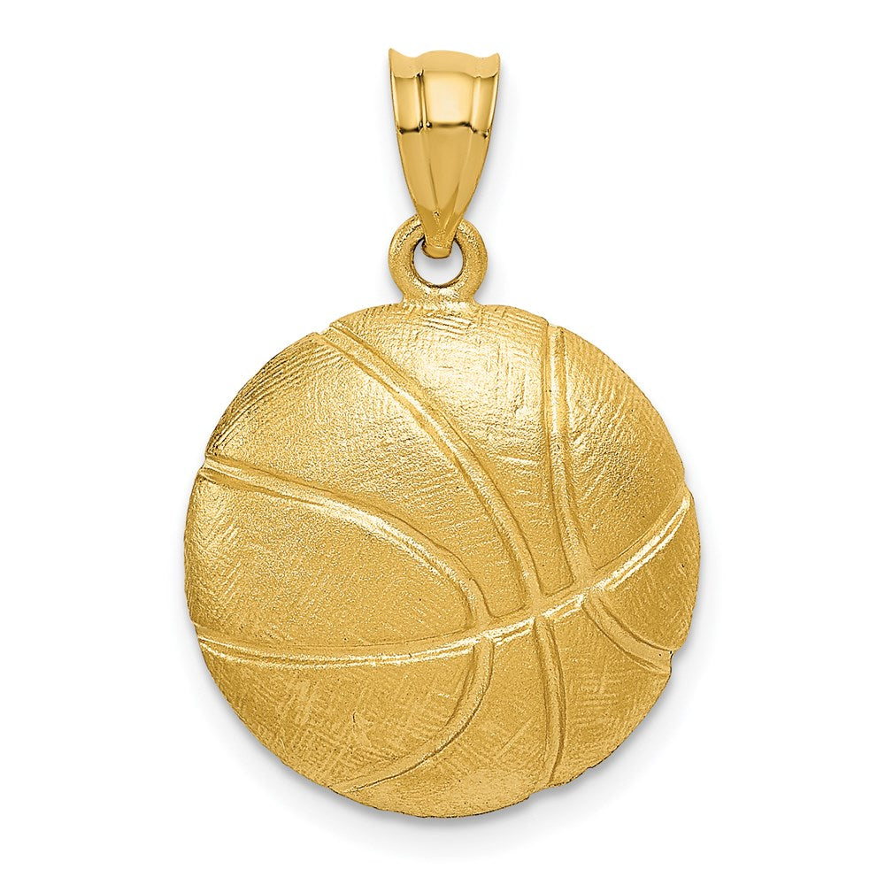 14 Karat Gelbgold Basketball-Charm