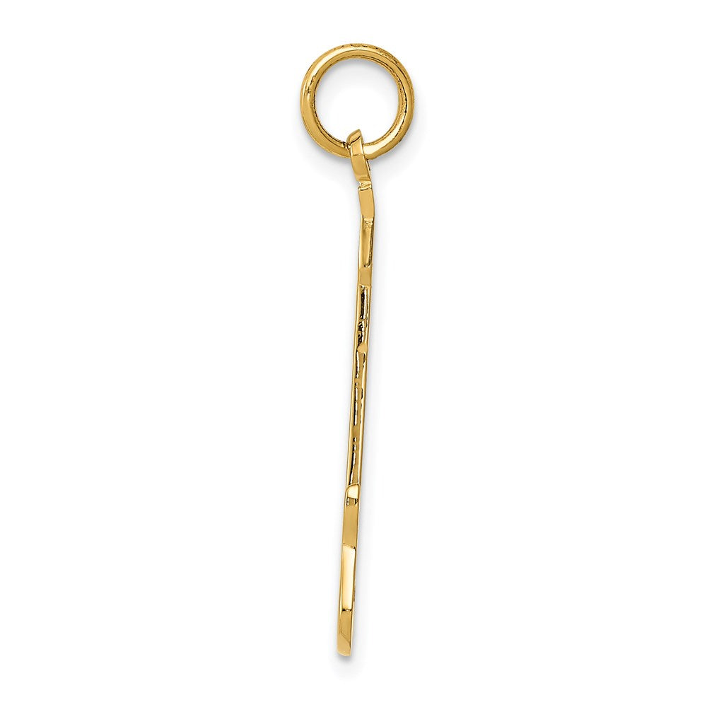 14K Gelbgold Gitarre Charm