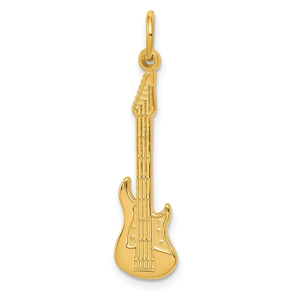 14K Gelbgold Gitarre Charm