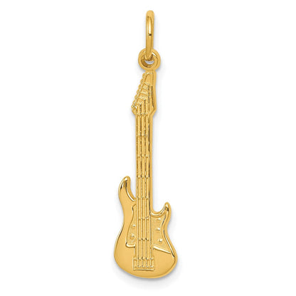 14K Gelbgold Gitarre Charm