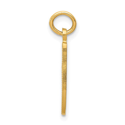 14K Gelbgold Ballett Slipper Charm