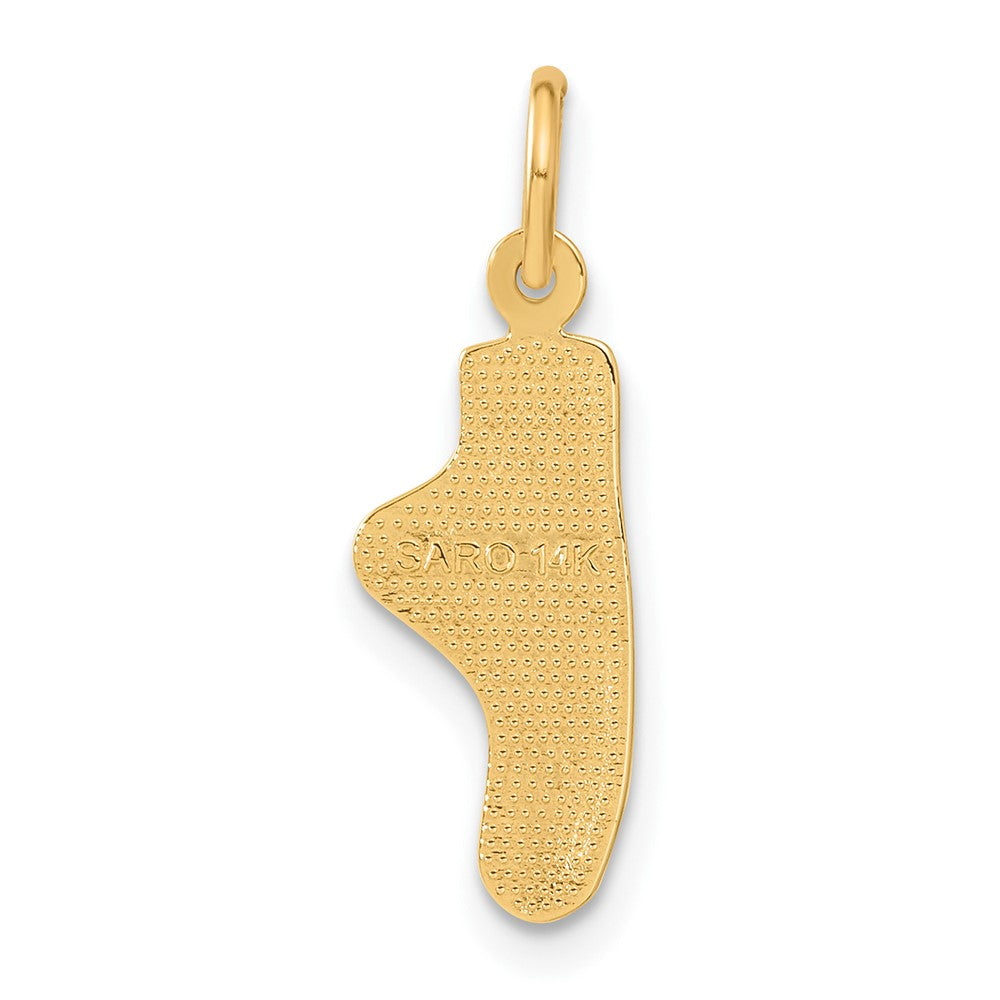 14K Gelbgold Ballett Slipper Charm