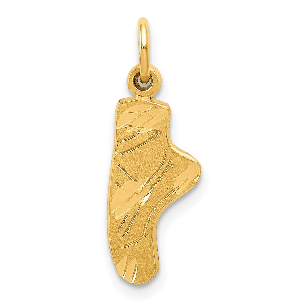 14K Gelbgold Ballett Slipper Charm