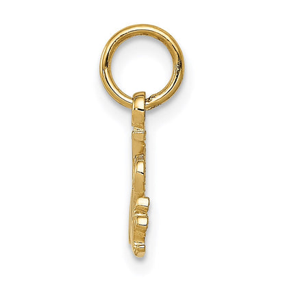 14K Gelbgold I Herz Musik Charm