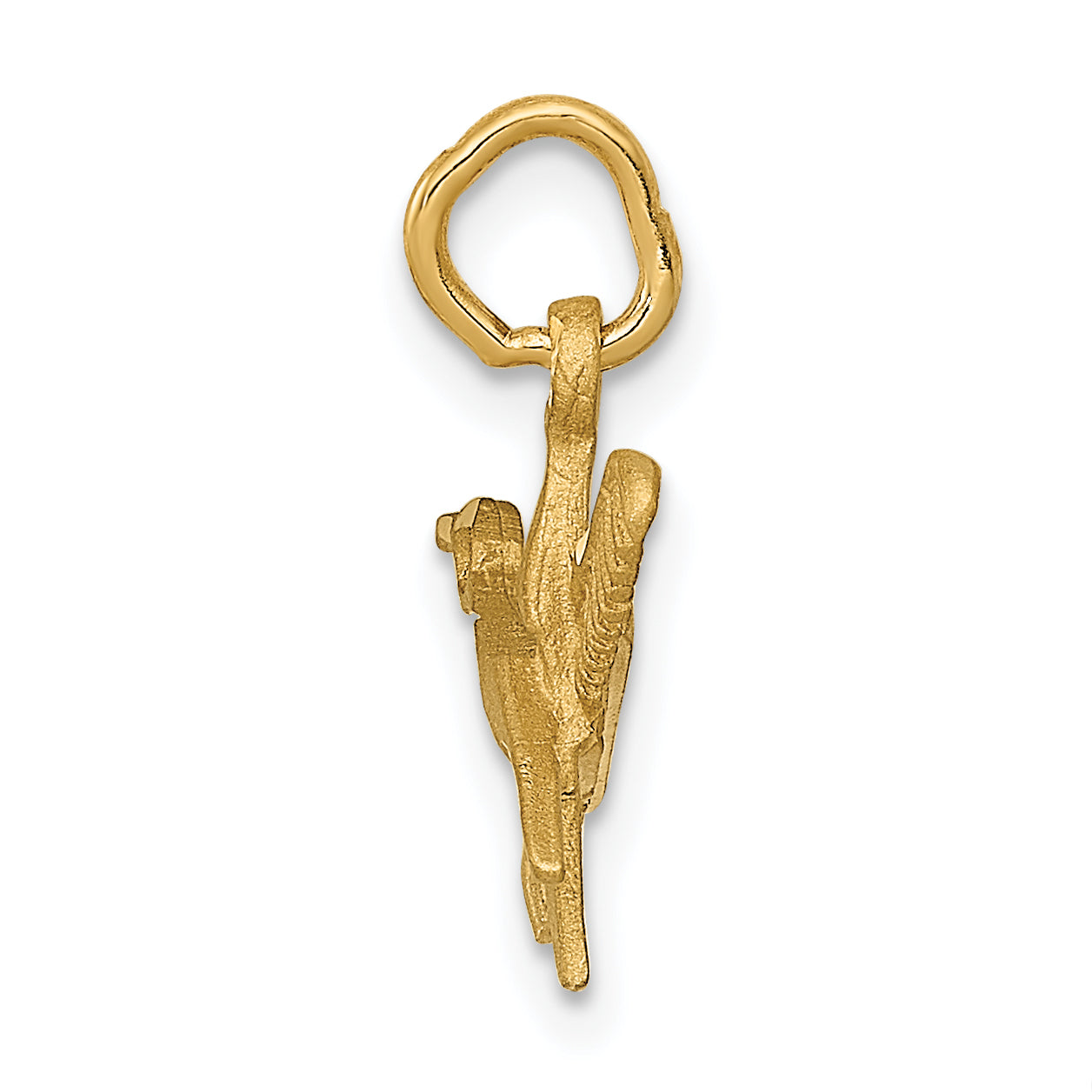 14K Gelbgold Comb und Scissors Charm