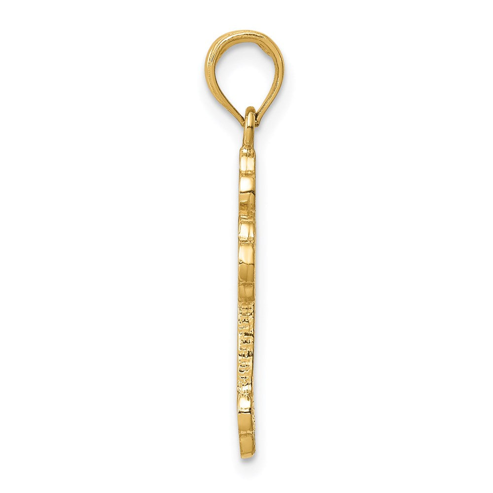 Anhänger „Kleeblattkreuz“ aus 14K Gelbgold