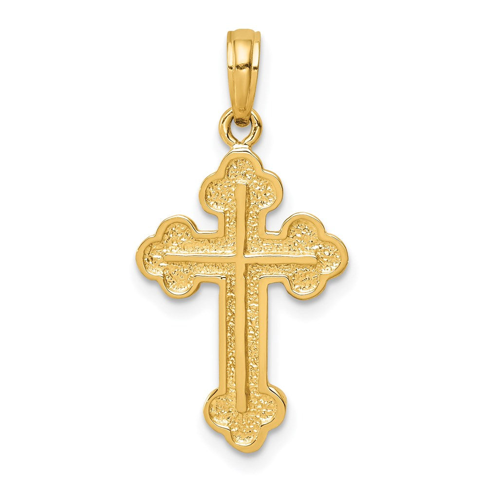 Anhänger „Kleeblattkreuz“ aus 14K Gelbgold