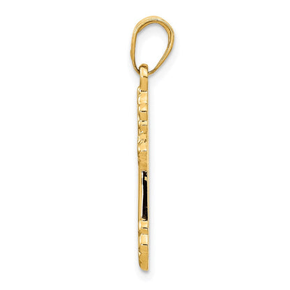 14K Gelbgold Kreuz-Anhänger