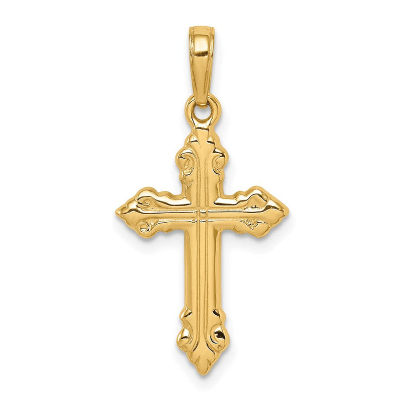 14K Gelbgold Kreuz-Anhänger