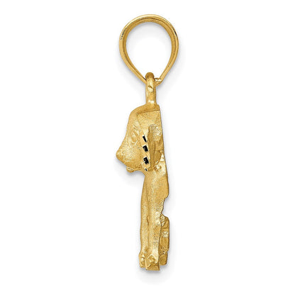 14K Gelbgold Hunde-Charm