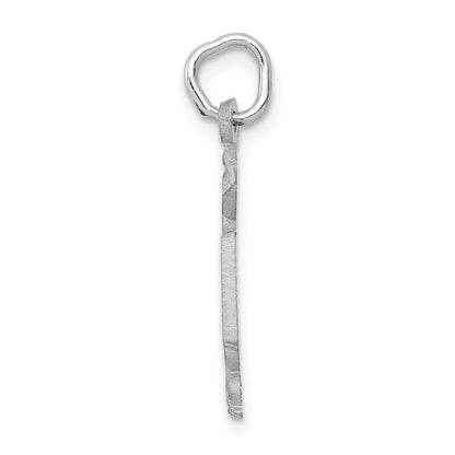 14K Weißgold Rn Krankenschwester Charm