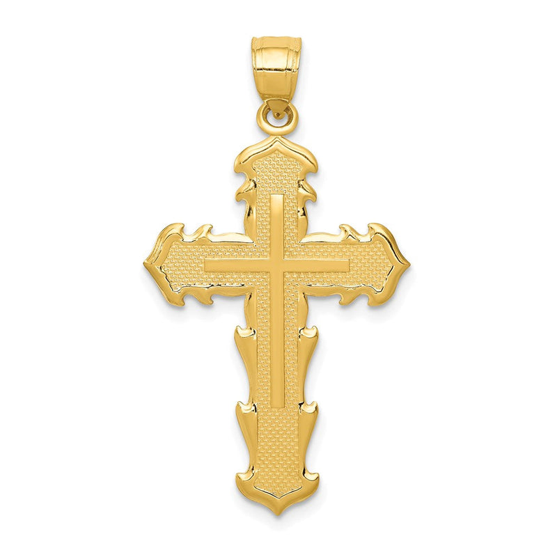 Passionskreuz-Anhänger aus 14K Gelbgold