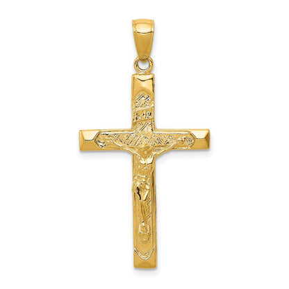 14K Gelbgold Kruzifix-Anhänger