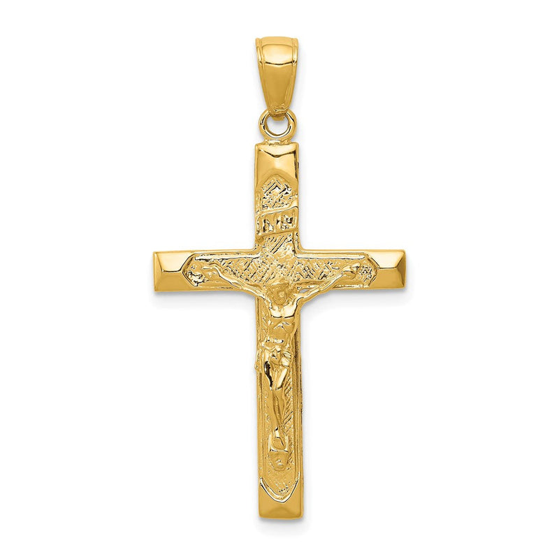14K Gelbgold Kruzifix-Anhänger
