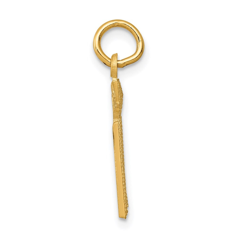 14K Gelbgold Rn Krankenschwester Charm