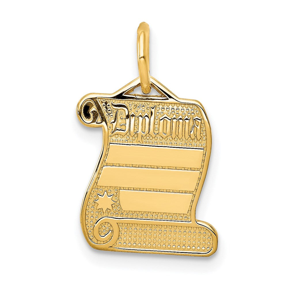 14K Gelbgold Diploma Charm