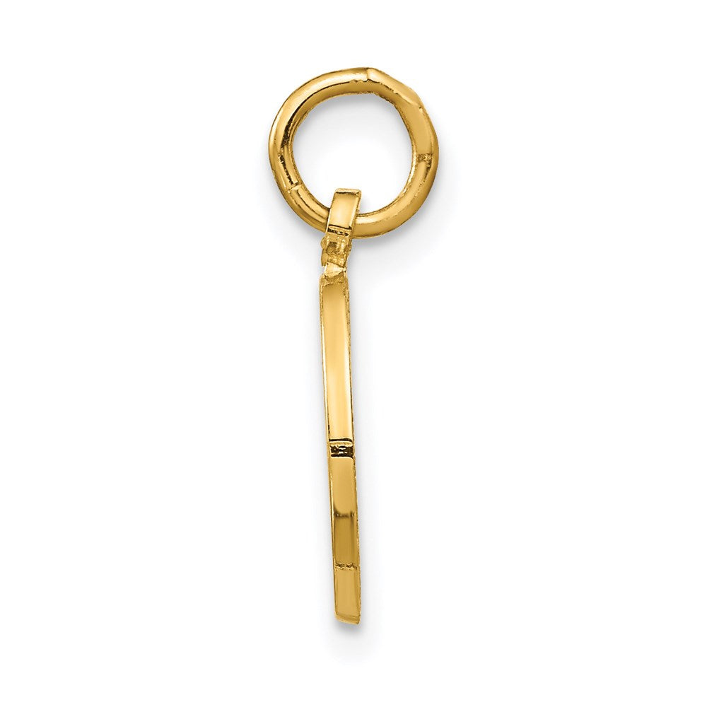 14K Gelbgold Abschluss Charm